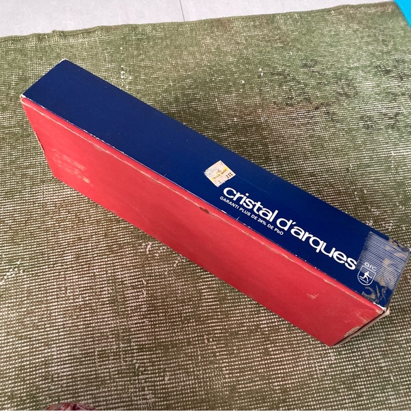 🎁 Vintage Crystal Wine Glasses Made in France 🇫🇷 by Cristal d'Arque 6 🥂 - Picture 7 of 11